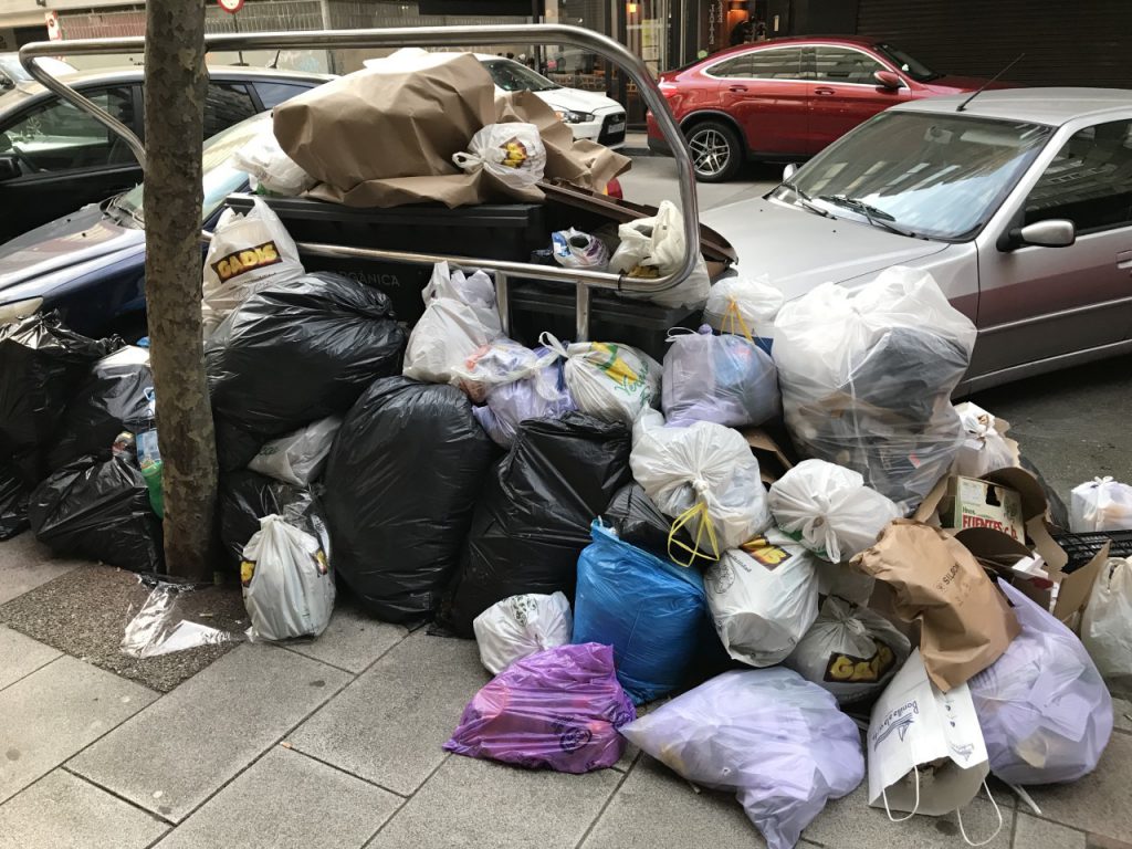 basura en A Coruña