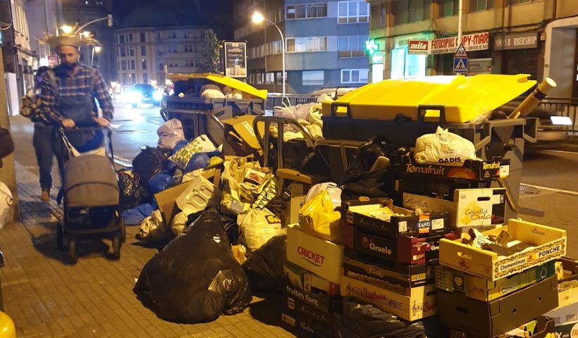 A Coruña basura