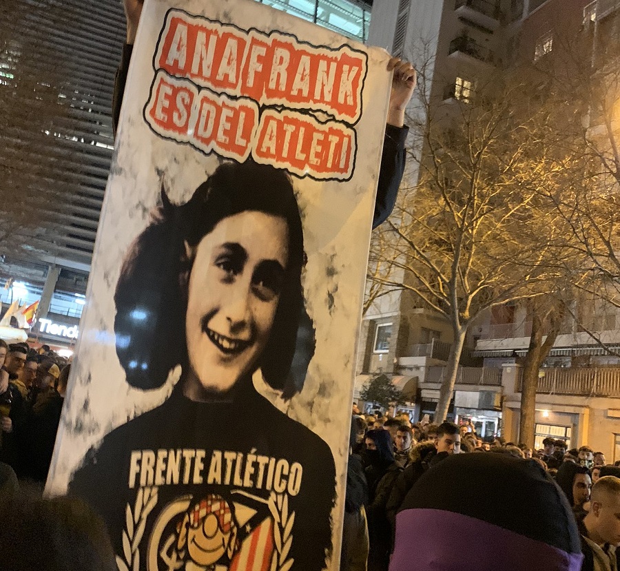 pancarta Ana Frank