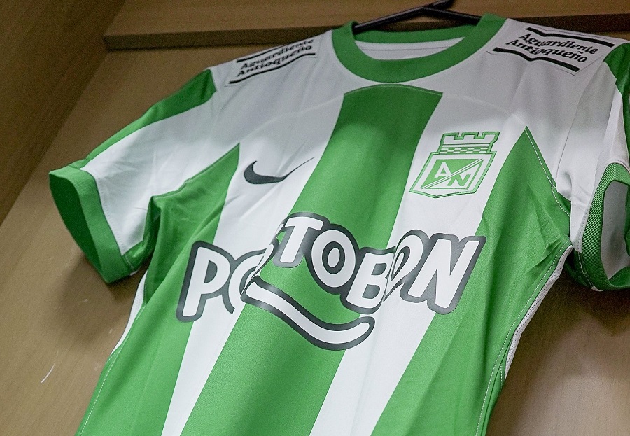 Atletico Nacional Colombia Medellin Soccer T-Shirt - Postobon 01 Style - 100% Cotton Black Graphic Tee For Men