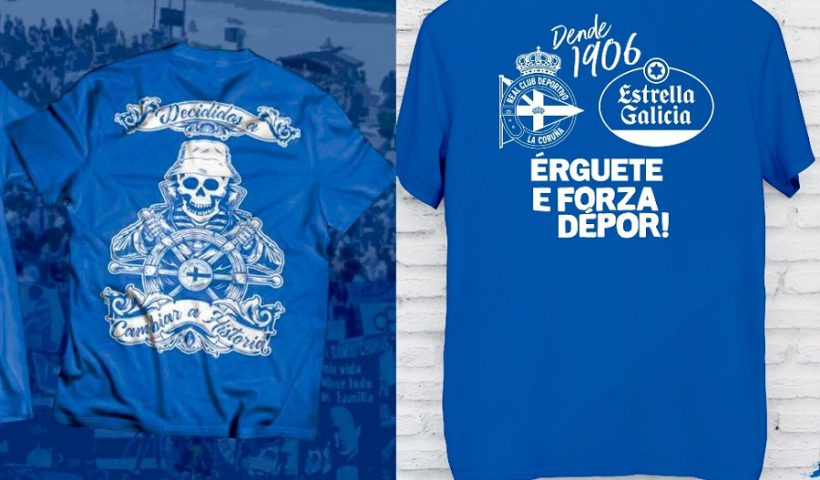 Estrella Galicia camiseta Deportivo