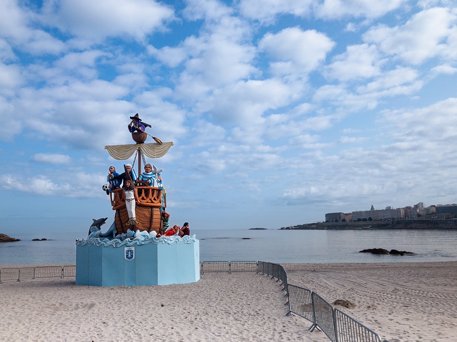 falla San Juan A Coruña