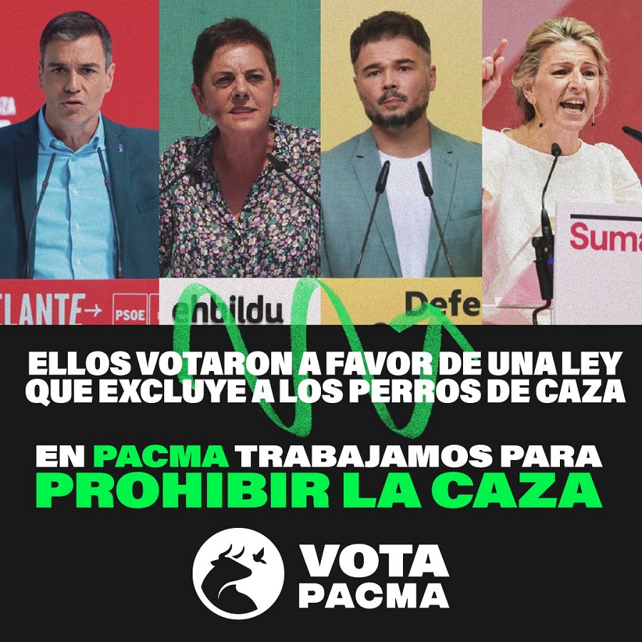 cartel PACMA