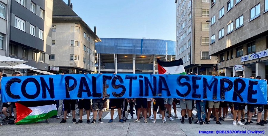 Riazor Blues Palestina