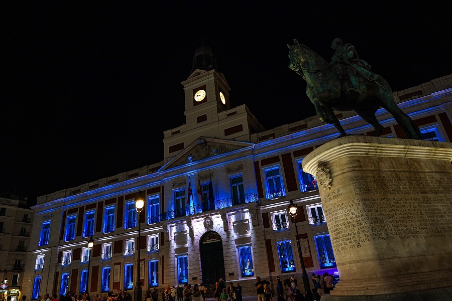 iluminación Madrid Israel