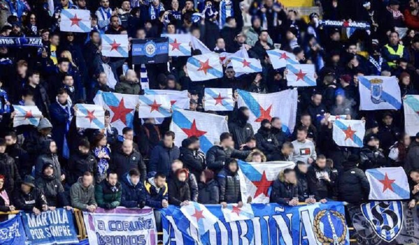 Riazor Blues banderas