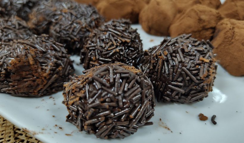 trufas de chocolate