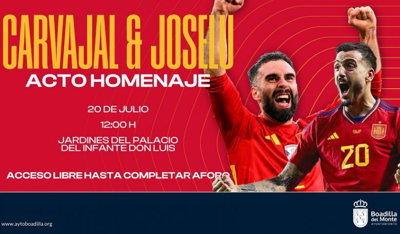 Carvajal y Joselu en Boadilla del Monte