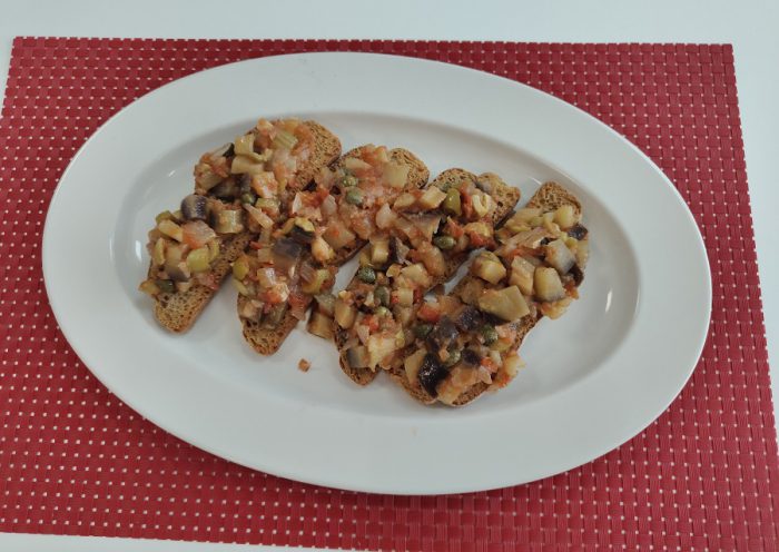 bruschetta de caponata