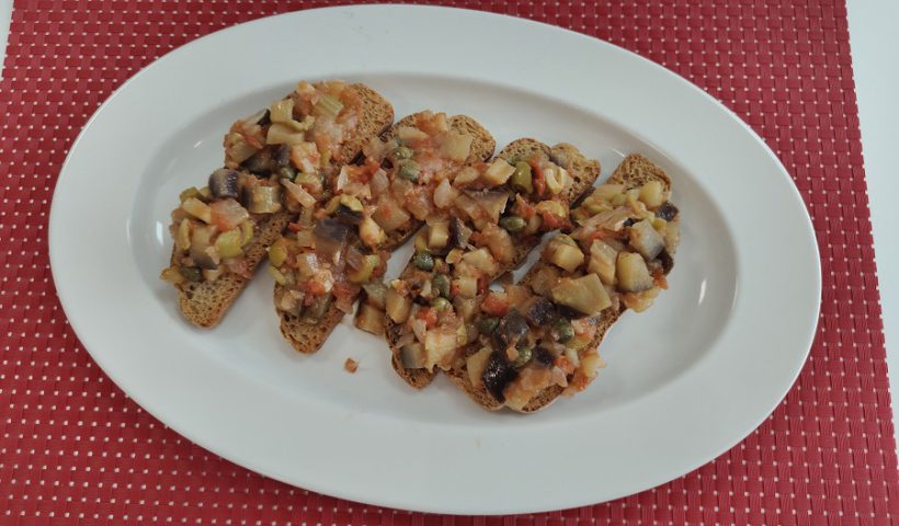 bruschetta de caponata