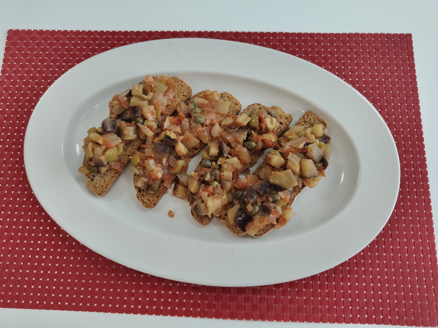 bruschetta de caponata