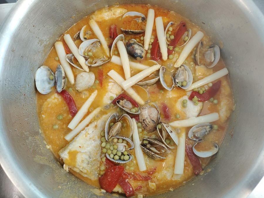 receta merluza a la cazuela