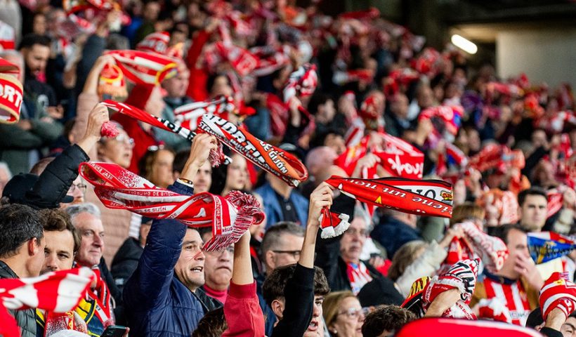 aficionados del Sporting de Gijón