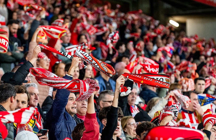 aficionados del Sporting de Gijón