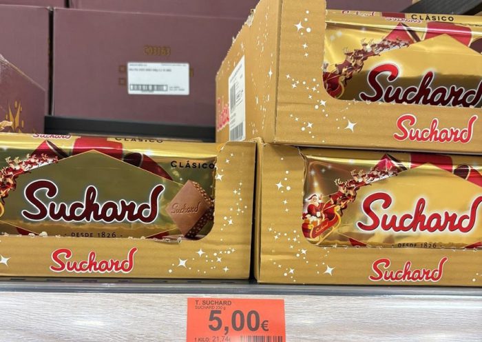 precio del turrón de Suchard