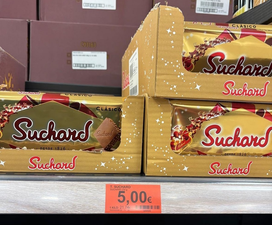 precio del turrón de Suchard