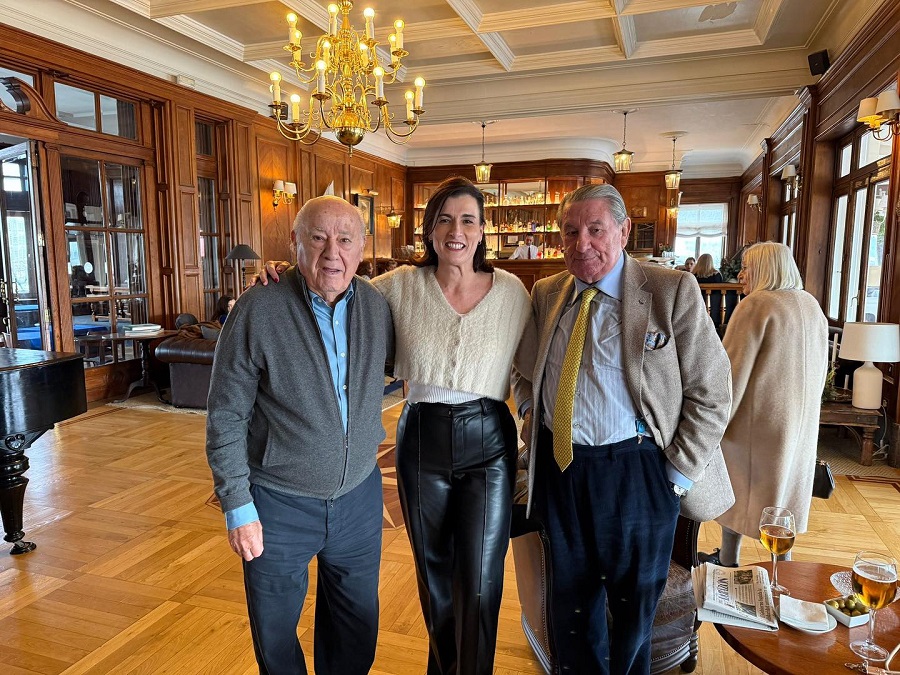 Paco Vázquez y Amancio Ortega