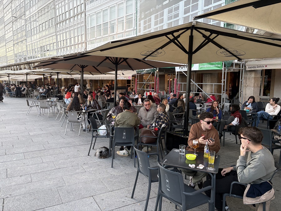 hostelería terrazas A Coruña