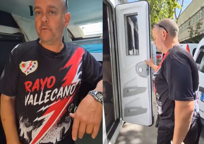 Rayo Vallecano autocaravana