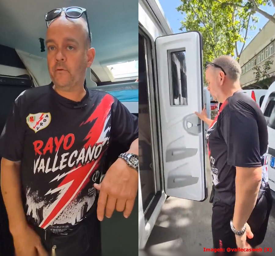 Rayo Vallecano autocaravana