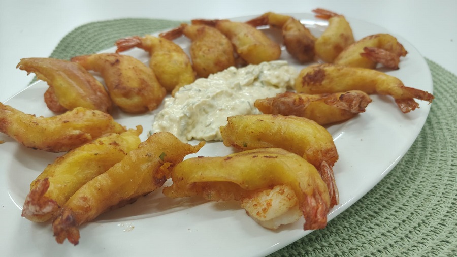 gambas orly receta