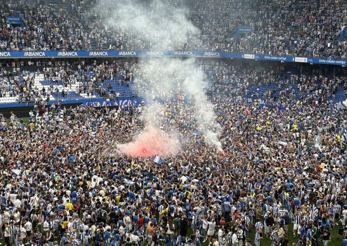 invasión Riazor
