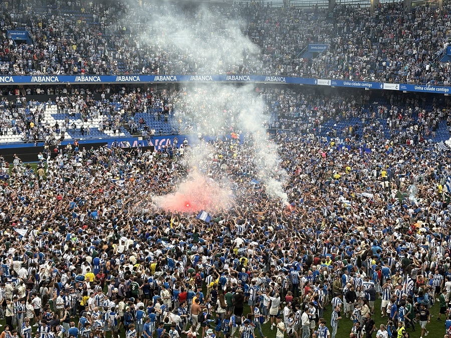 invasión Riazor