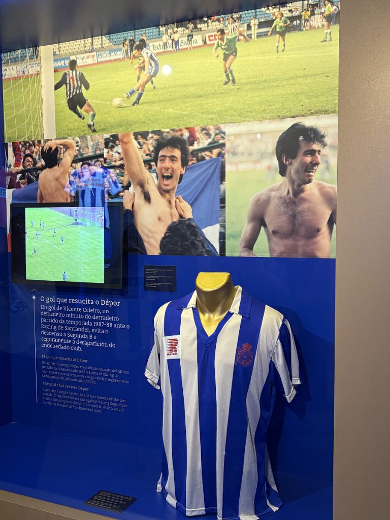 camiseta Vicente museo del Deportivo