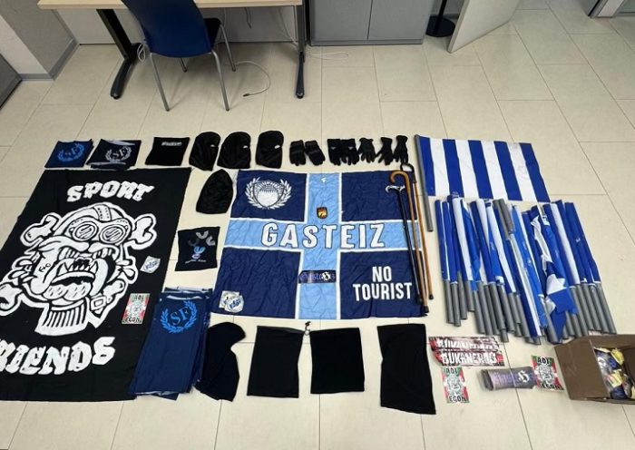 policía ultras Santander